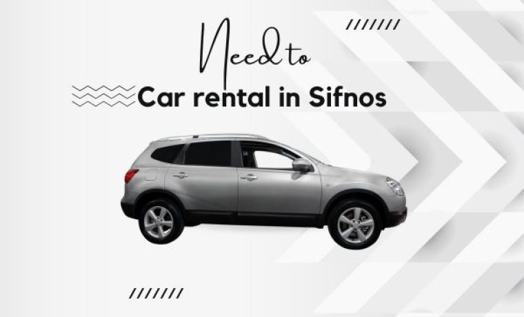 Car rental in Sifnos